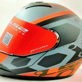 LS2 FF352 Rookie Mein Matt Black Orange Full Face Helmet