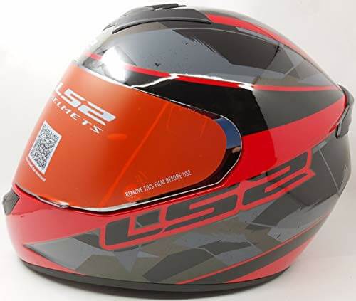 LS2 FF352 Rookie Recruit Gloss Black Red Full Face Helmet