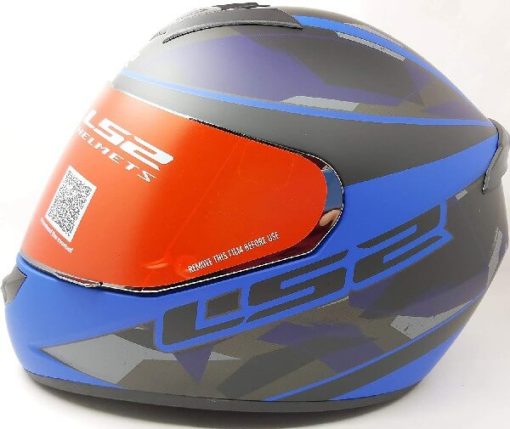LS2 FF352 Rookie Recruit Matt Black Blue Full Face Helmet