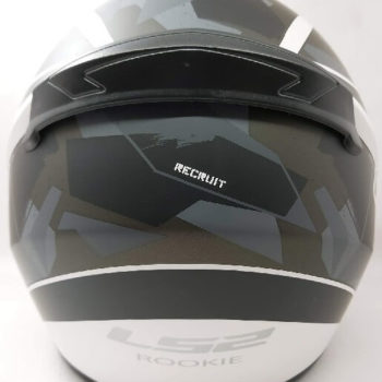 LS2 FF352 Rookie Recruit Matt Black Grey Full Face Helmet 1