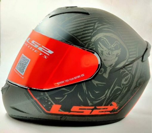 LS2 FF352 Rookie Street Matt Black Grey Full Face Helmet