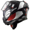 LS2 FF399 Avant Matt Black White Red Flip Up Helmet 1