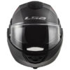 LS2 FF399 Valiant Prox Matt Black Titanium Flip Up Helmet 2