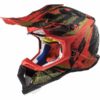LS2 MX470 Subverter Claw Matt Black Red Motocross Helmet