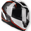 Lazer Rafale Rocket Gloss Black White Red Full Face Helmet