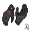 Rynox Air GT Motorsports Grey Red Riding Gloves 2020