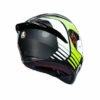 AGV K1 Multi Power Gloss Black Gunmental Green Full Face Helmet 1