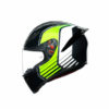 AGV K1 Multi Power Gloss Black Gunmental Green Full Face Helmet 3