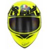 AGV K1 Rossi Mugello 2016 Gloss Fluorescent Yellow Black Full Face Helmet 2