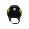 AGV Orbyt Multi Ginza Gloss Black Yellow Green Open Face Helmet 1