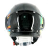 AGV Orbyt Sun and Moon 46 Gloss Black Open Face Helmet 1