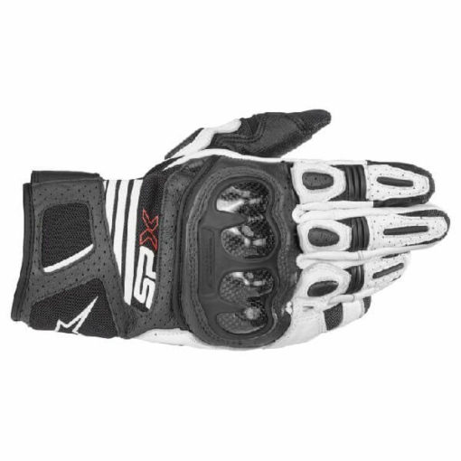 Alpinestars SP X Air Carbon V2 Black White Riding Gloves