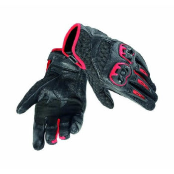 Dainese Air Hero Lady Black Lava Red Riding Gloves 1