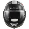 LS2 FF399 Prox Matt Black White Red Flip Up Helmet 2