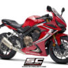SC Project 4 in 1 Full System H31 C90T Exhaust With Titanium SC1 R Muffler For Honda CBR 650 R 2