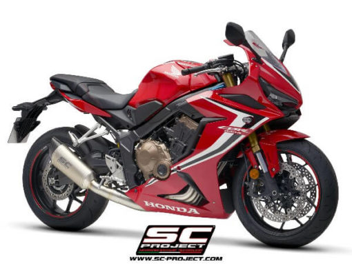 SC Project 4 in 1 Full System H31 C90T Exhaust With Titanium SC1 R Muffler For Honda CBR 650 R 2