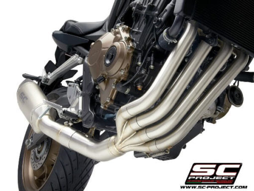 SC Project 4 in 1 Full System H31 C90T Exhaust With Titanium SC1 R Muffler For Honda CBR 650 R 3