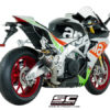 SC Project CRT A16 36c Slip On Carbon Fiber Exhaust For Aprilia RSV4 1