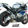 SC Project CRT B25 T36C Slip On Cabon Fiber Exhaust For BMW S1000 RR 1