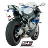 SC Project CRT B25 T36C Slip On Cabon Fiber Exhaust For BMW S1000 RR 3