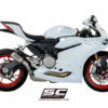 SC Project CRT D20 T36T Slip On Titanuim Exhaust For Ducati Panigale 959 3