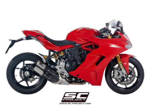 SC Project CRT D21 D36T Slip On Titanium Exhaust For Ducati Supersport 939 3