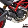 SC Project CRT D32 T36C Slip On Carbon Fiber Exhaust For Ducati Monster 797 2
