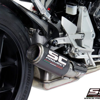 SC Project CRT H27 T38C Slip On Carbon Fiber Exhaust For Honda CB 1000R Neo Sport Cafe 3