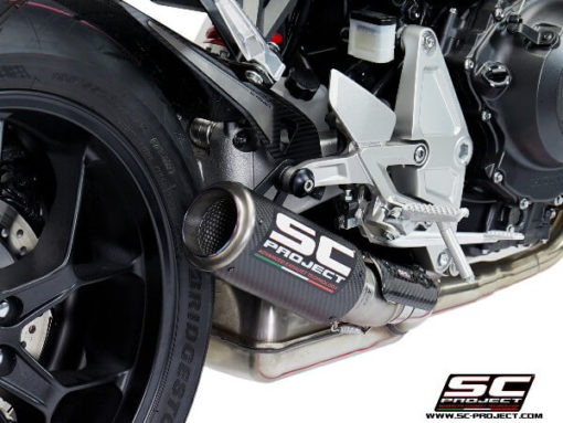 SC Project CRT H27 T38C Slip On Carbon Fiber Exhaust For Honda CB 1000R Neo Sport Cafe 3