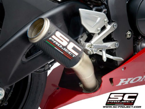 SC Project CRT H35 T36C Slip On Carbon Fiber Exhaust For Honda CBR 1000RR 2