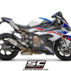 SC Project GP70 R B33 70T Slip On Titanuim Exhaust For BMW S1000 RR 2