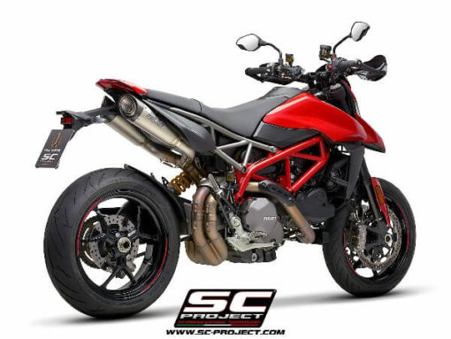SC Project Pair of S1 D31 41T Slip On Titanium Exhaust For Ducati HyperMotard 950 SP 1