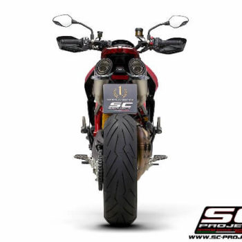 SC Project Pair of S1 D31 41T Slip On Titanium Exhaust For Ducati HyperMotard 950 SP 2