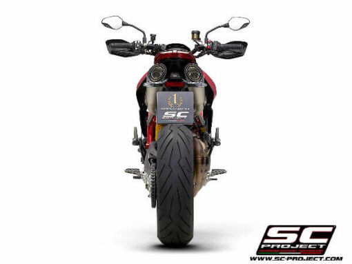 SC Project Pair of S1 D31 41T Slip On Titanium Exhaust For Ducati HyperMotard 950 SP 2