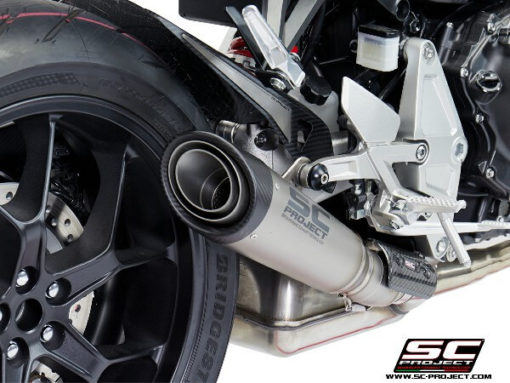 SC Project S1 H27 T41T Slip On Titanium Exhaust For Honda CB 1000R Neo Sport Café 2