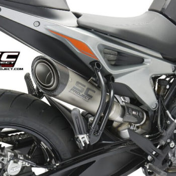 SC Project S1 KTM12 41T Slip On Titanium Exhaust For KTM Duke 790 2