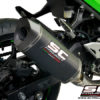 SC Project SC1 M K31 116C Slip On Carbon Fiber Exhaust For Kawasaki Ninja 400 2