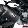 SC Project SC1 M K34 T113C Slip On Carbon Fiber Exhaust For Kawasaki Z900 2