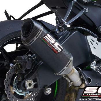 SC Project SC1 M K35 T113C Slip On Carbon Fiber Exhaust For Kawasaki Ninja ZX 6R 636 2