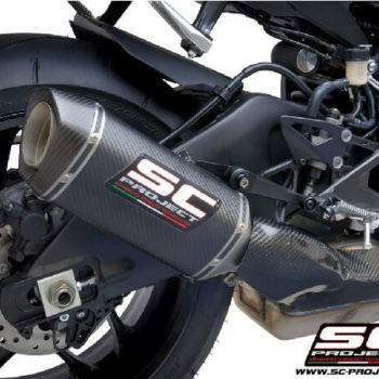 SC Project SC1 M Y11 T113C Slip On Carbon Fiber Exhaust For Yamaha YFZ R1 2