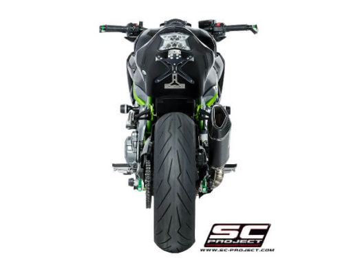 SC Project SC1 R K25 90C Slip On Carbon Fiber Exhaust For Kawasaki Z900 2