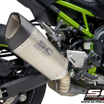 SC Project SC1 R K34 90T Slip On Titanium Exhaust For Kawasaki Z900 2