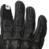 Bikeratti Equator Summer Leather Black Riding Gloves 6
