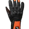 Bikeratti Meridian Black Orange Riding Gloves 1