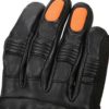 Bikeratti Meridian Black Orange Riding Gloves 6