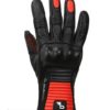 Bikeratti Meridian Black Red Riding Gloves 1