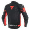 Dainese Racing 3 Perforated Leather Black Fluorescent Red Riding Jacket 1
