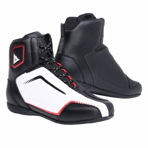 Dainese Raptor Air Black White Lava Red Riding Boots
