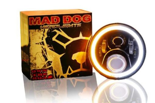 Maddog FR60 Orange blue Headlight 3