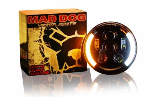 Maddog HR70 Orange blue Headlight 3